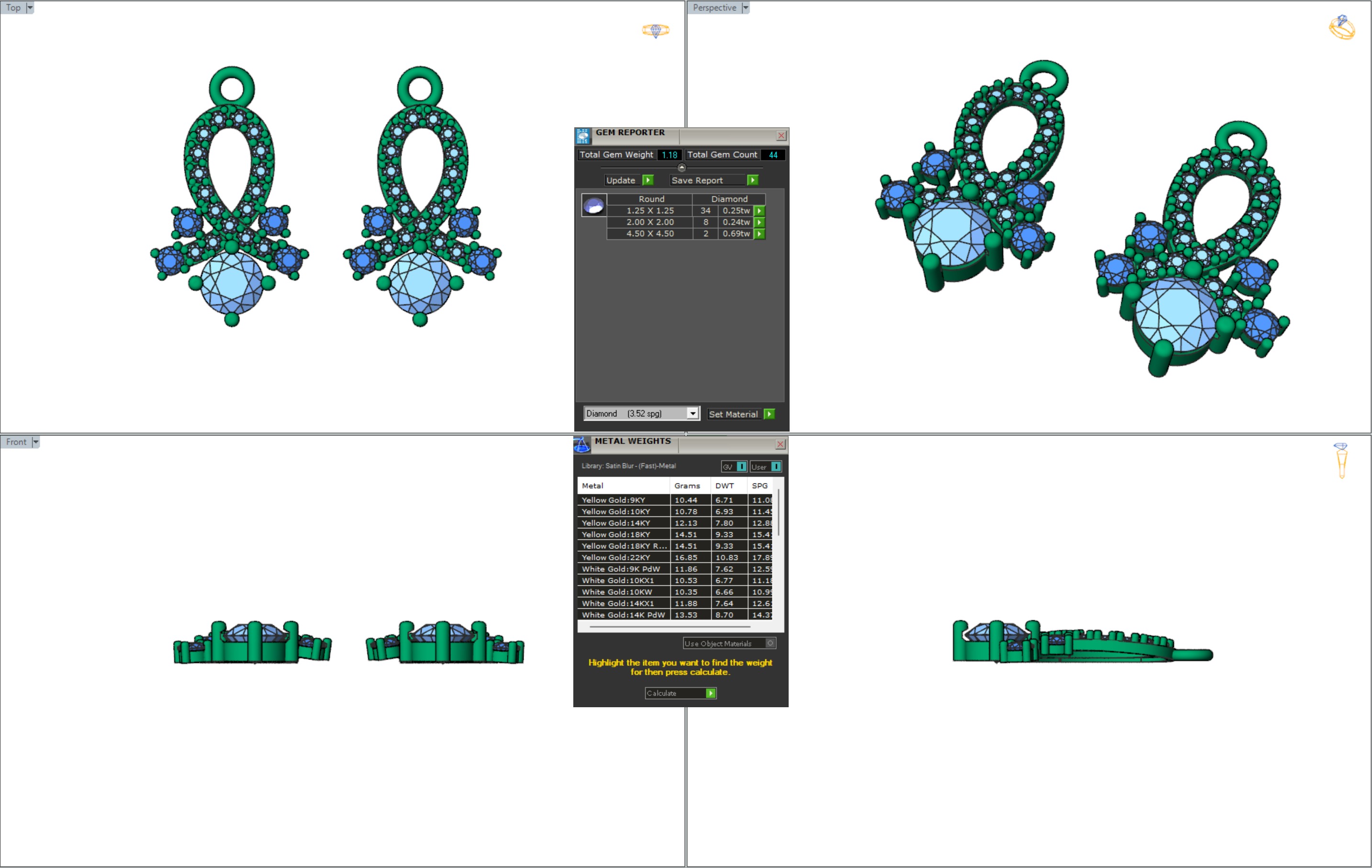 Collection of beautiful necklace models 3 3D print model_24