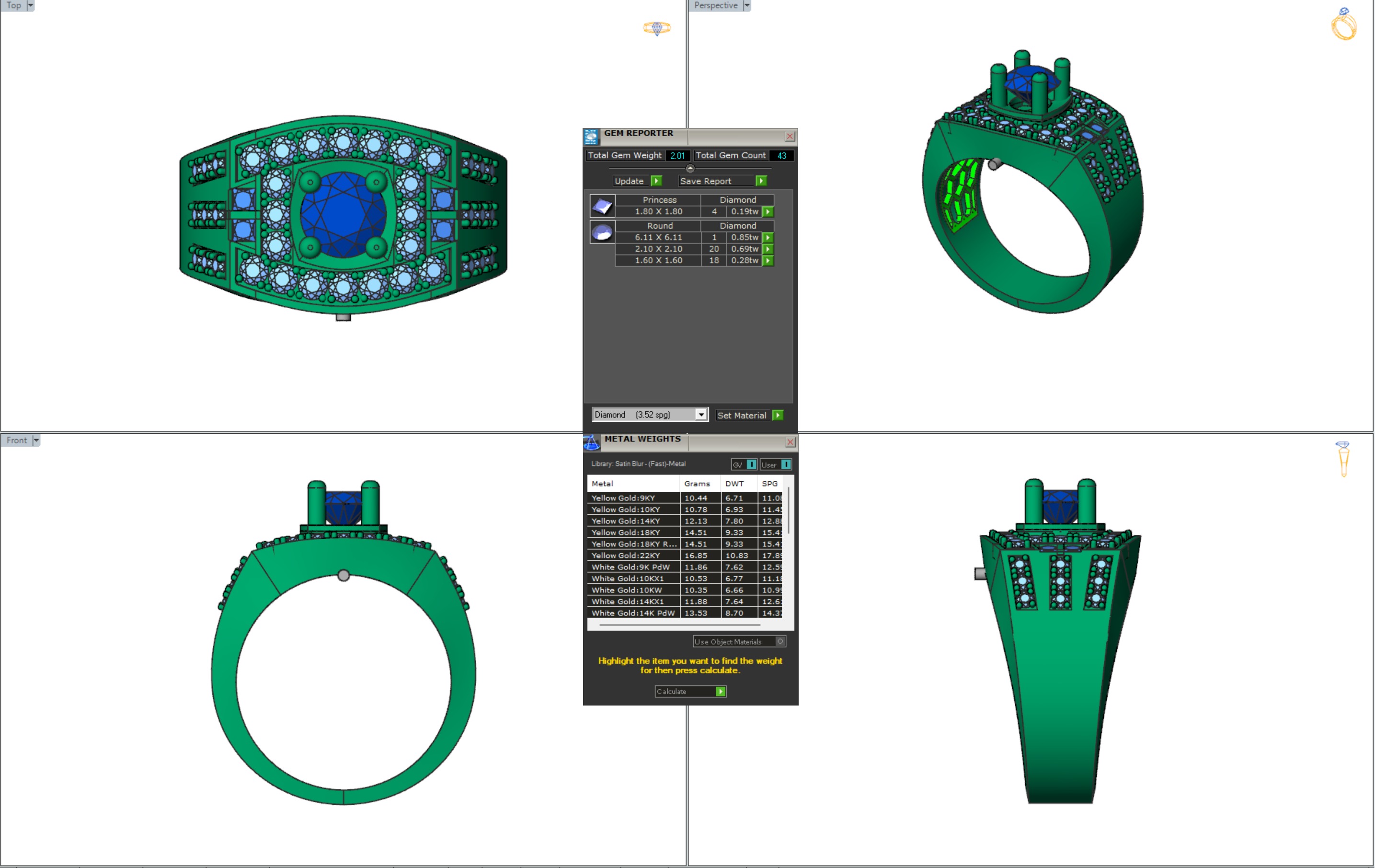 Collection of beautiful necklace models 3 3D print model_1