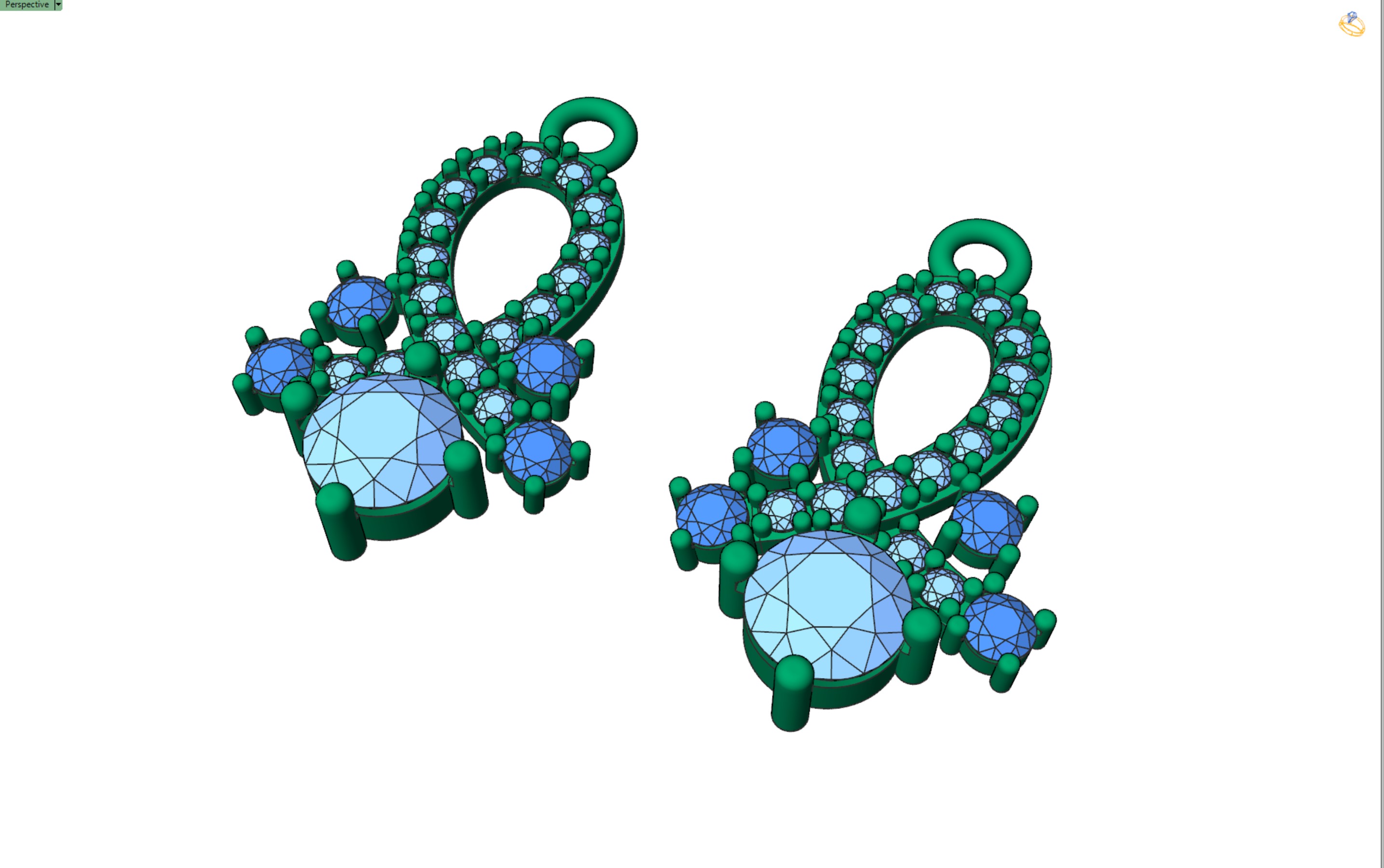 Collection of beautiful necklace models 3 3D print model_25