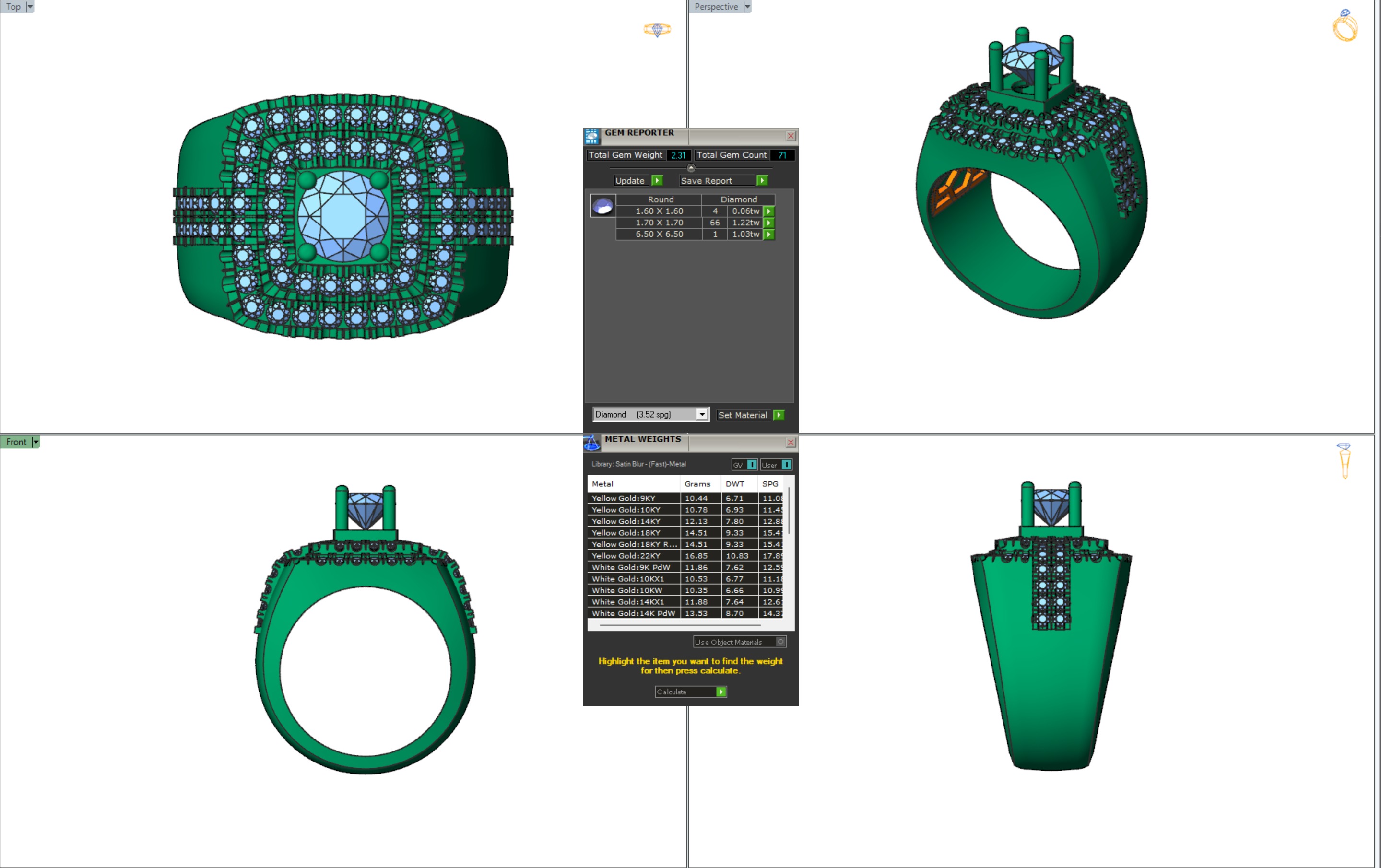 Collection of beautiful necklace models 3 3D print model_5