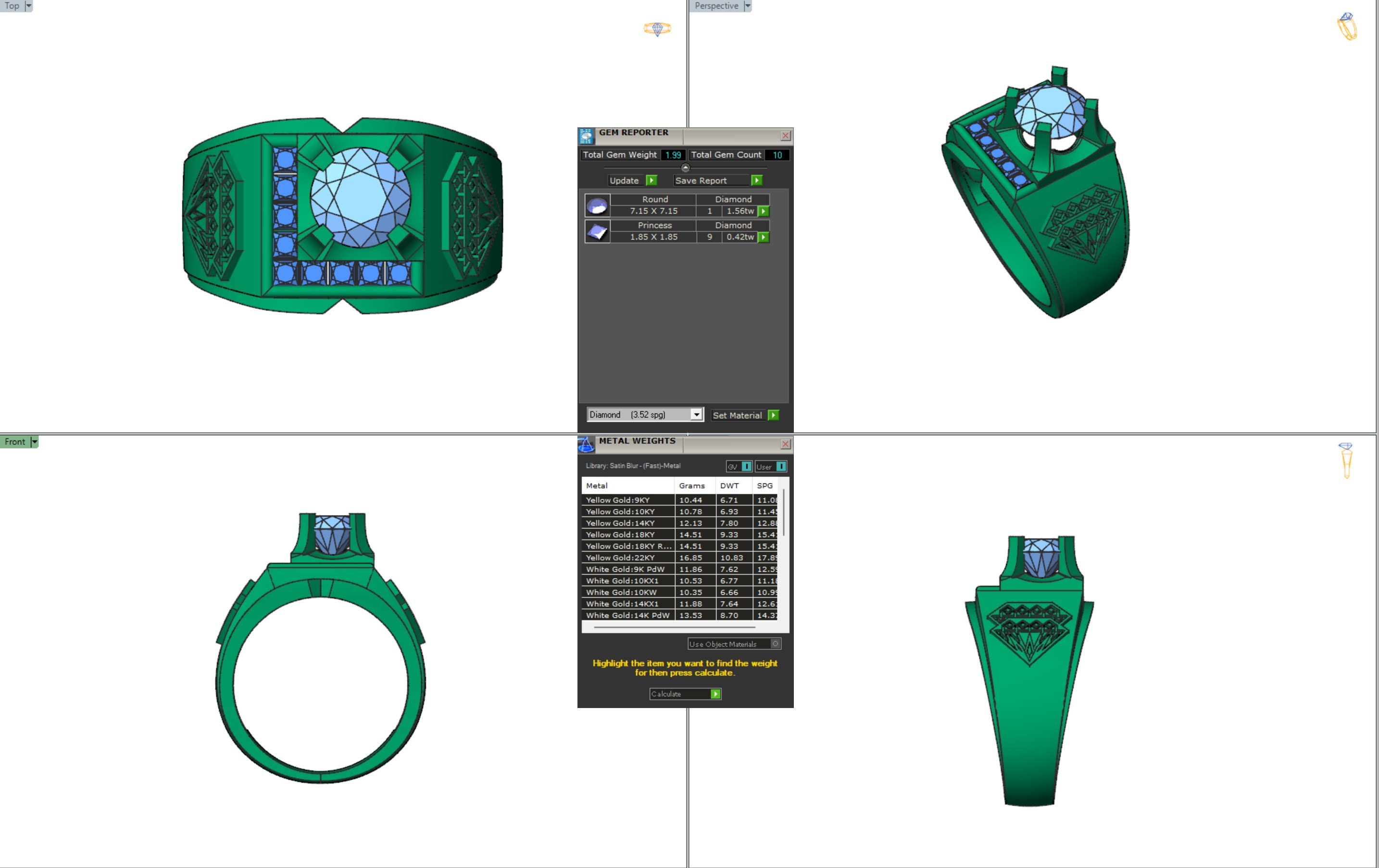 Collection of beautiful necklace models 3 3D print model_15