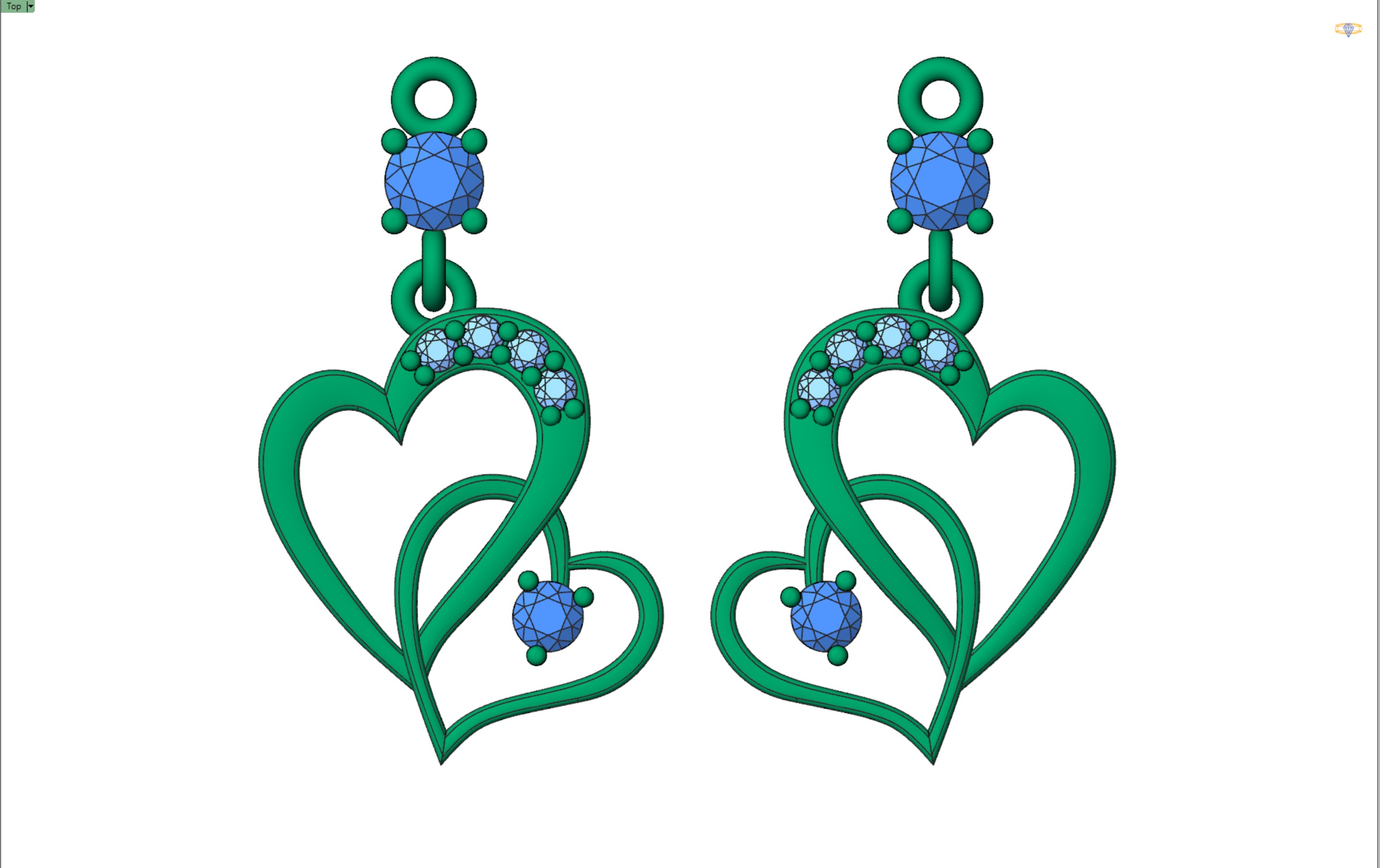 Collection of beautiful necklace models 3 3D print model_20