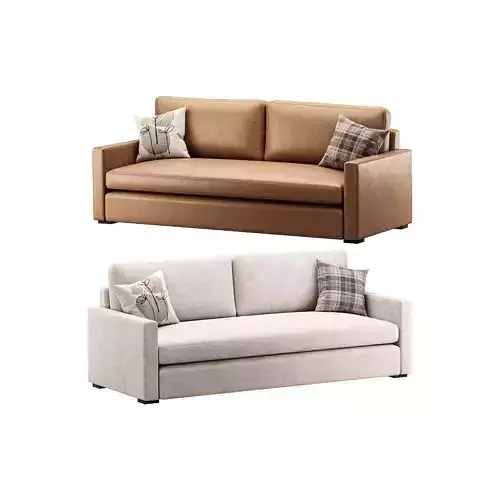 Benjara 86 Inch Fabric Upholstered Sofa