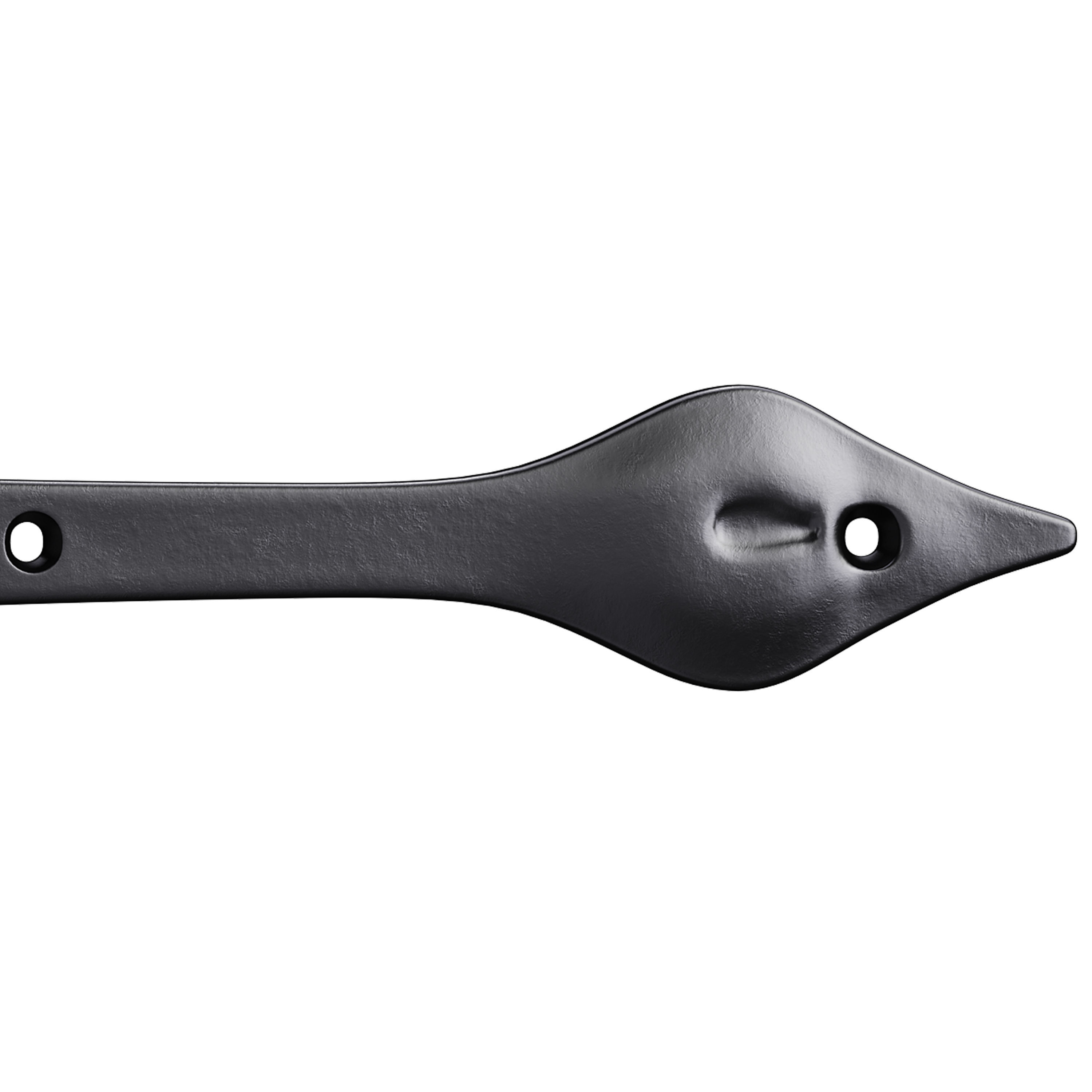 Black Wrought Iron Strap 3D model_7