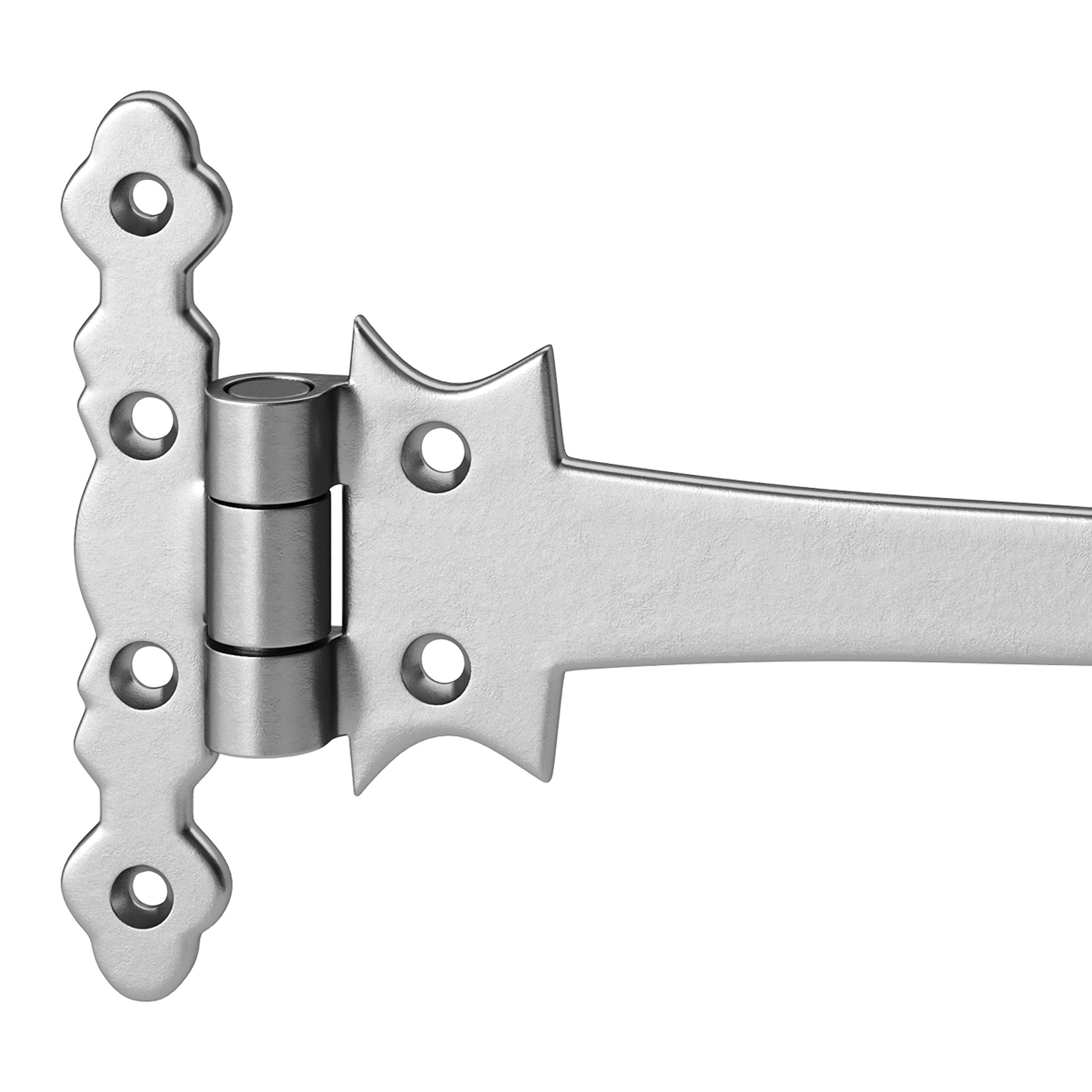 Black Wrought Iron Strap 3D model_4