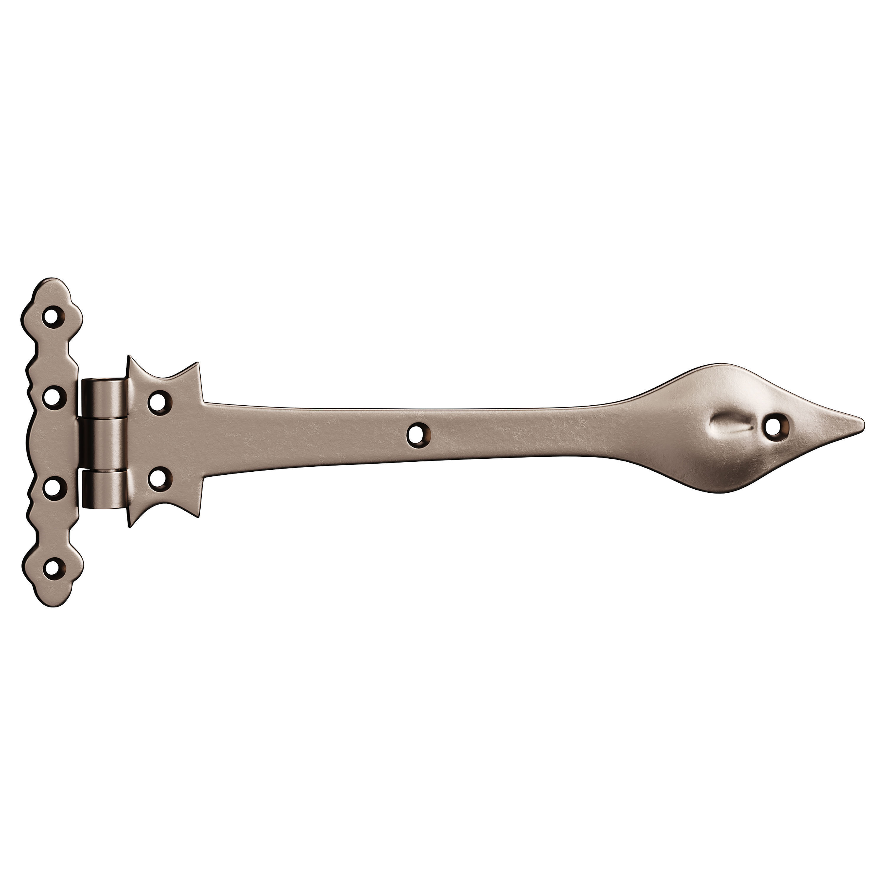 Black Wrought Iron Strap 3D model_8