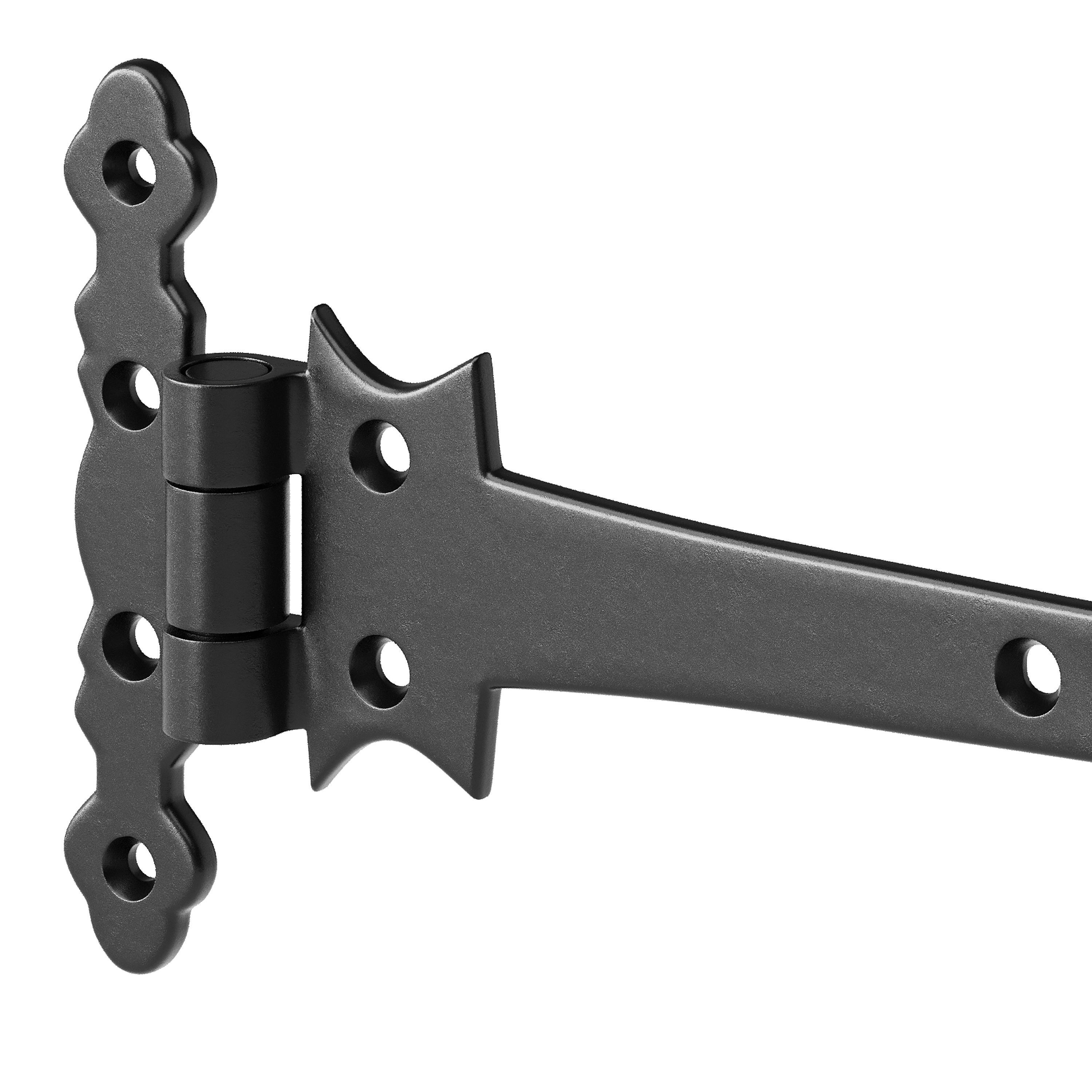 Black Wrought Iron Strap 3D model_10