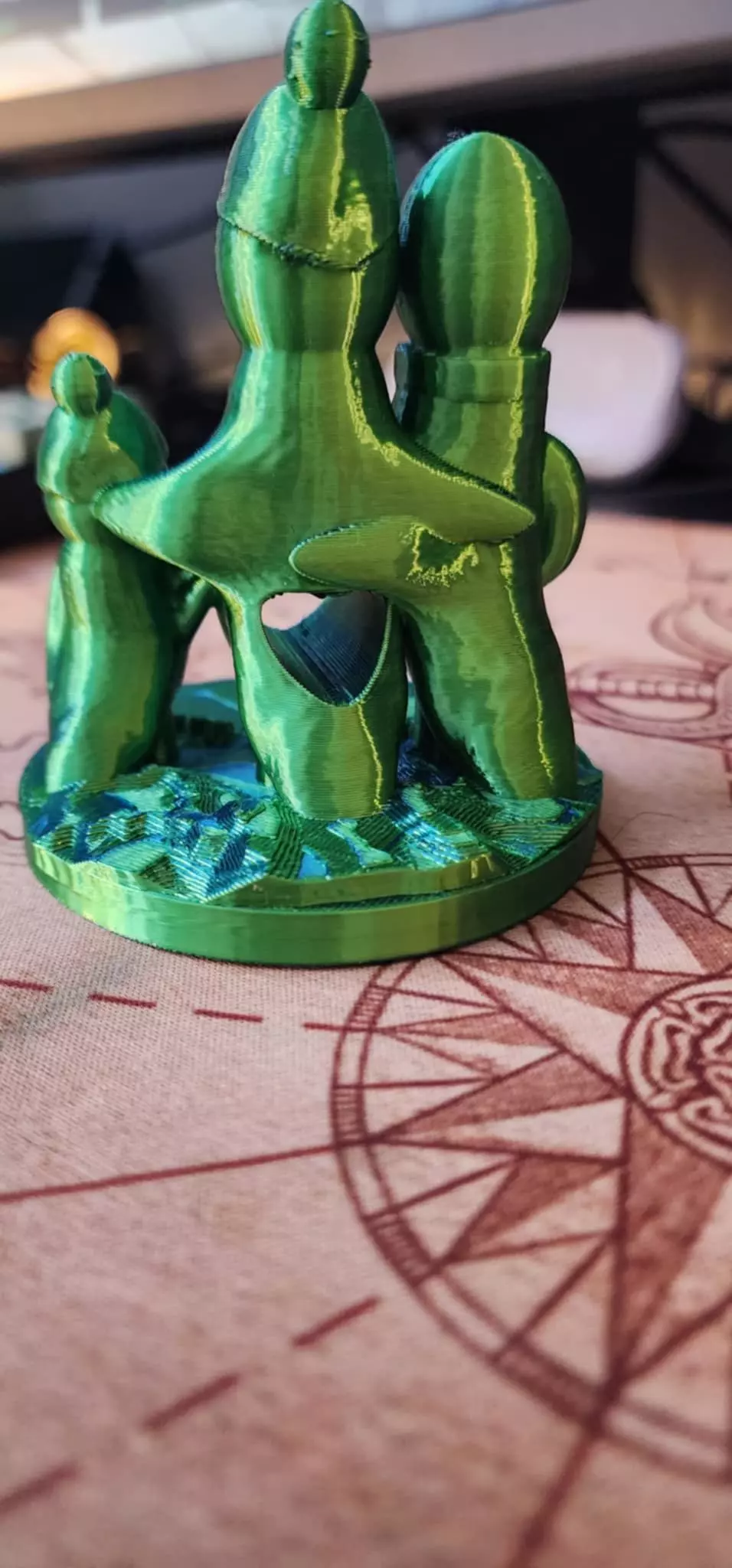 Christmas Penguin Family Ornament For Different Size Families 3D print model_0