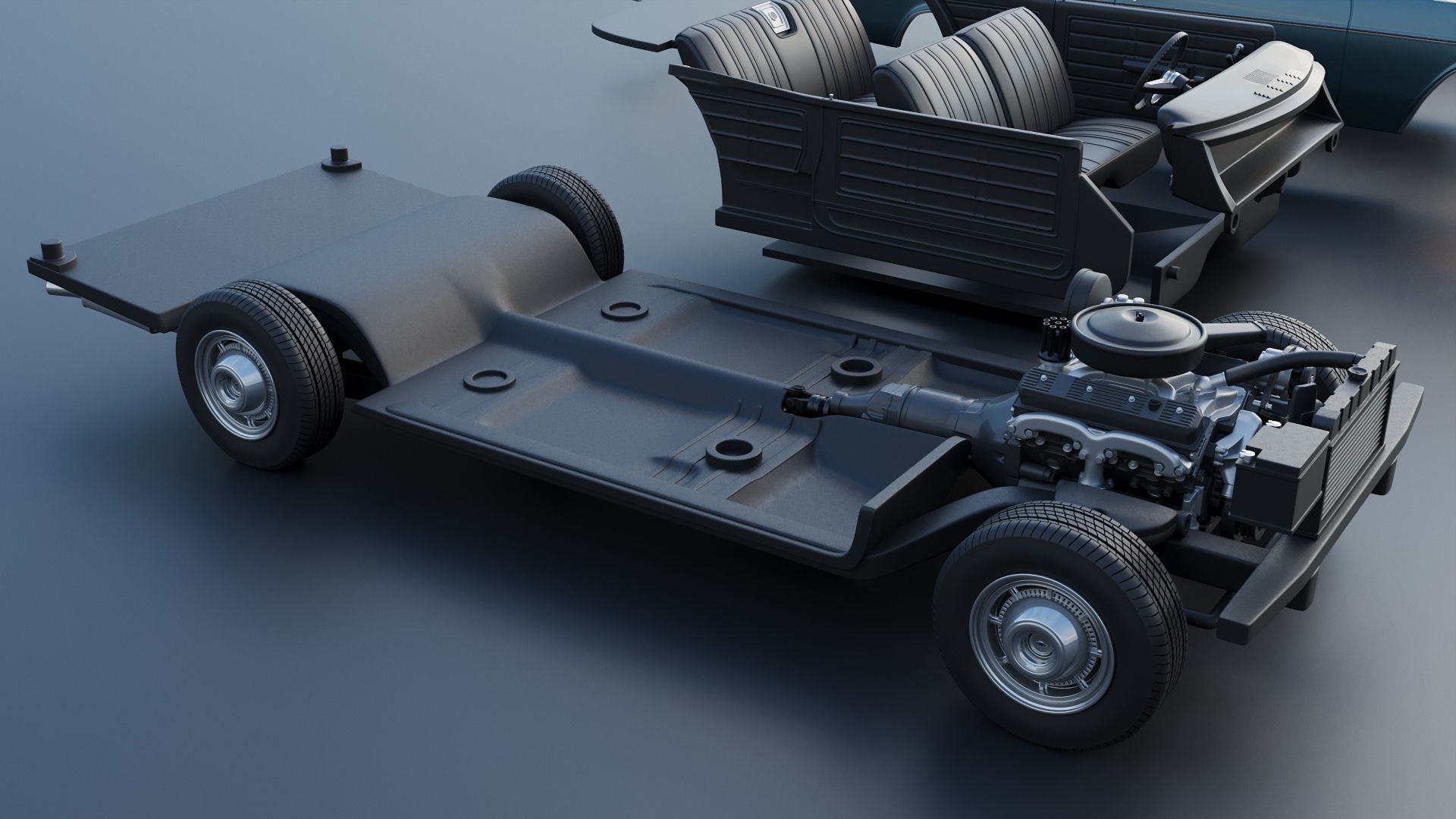 Chevrolet Impala 1966 3D print model_31