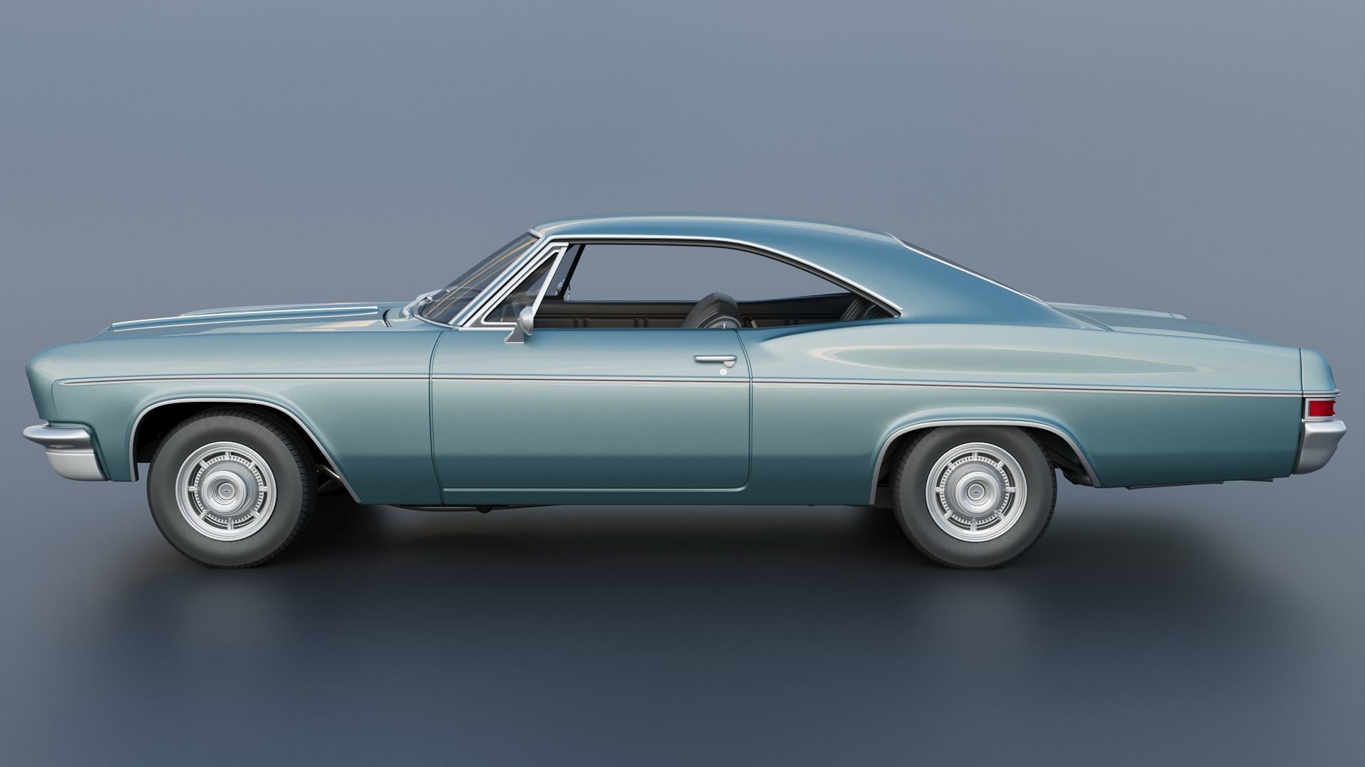 Chevrolet Impala 1966 3D print model_3