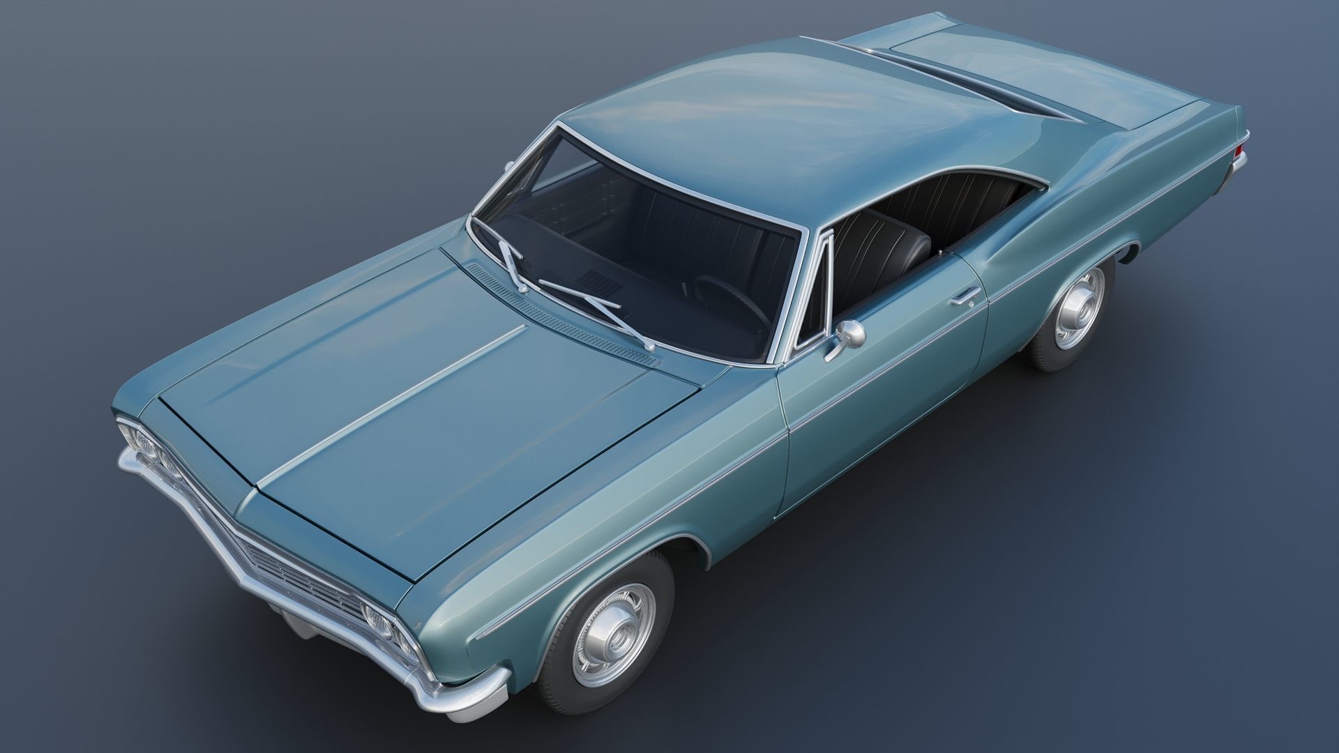 Chevrolet Impala 1966 3D print model_14