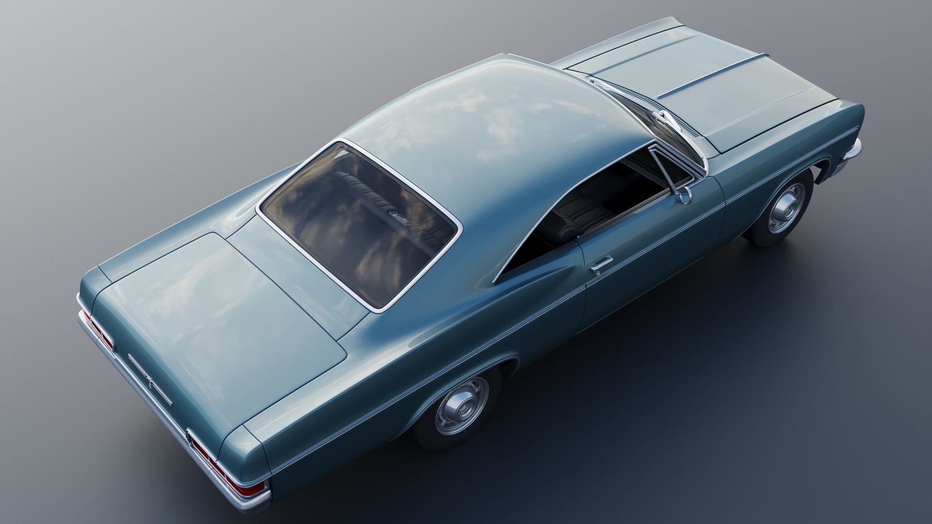 Chevrolet Impala 1966 3D print model_8