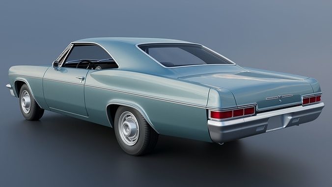 Chevrolet Impala 1966 3D print model 5