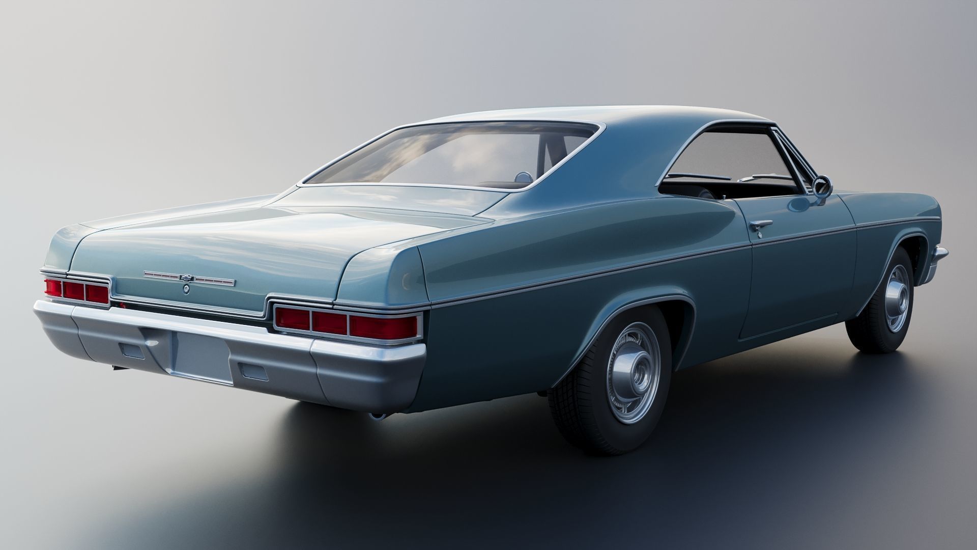 Chevrolet Impala 1966 3D print model_7