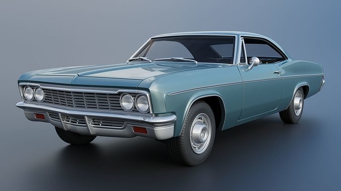 Chevrolet Impala 1966 3D print model 3