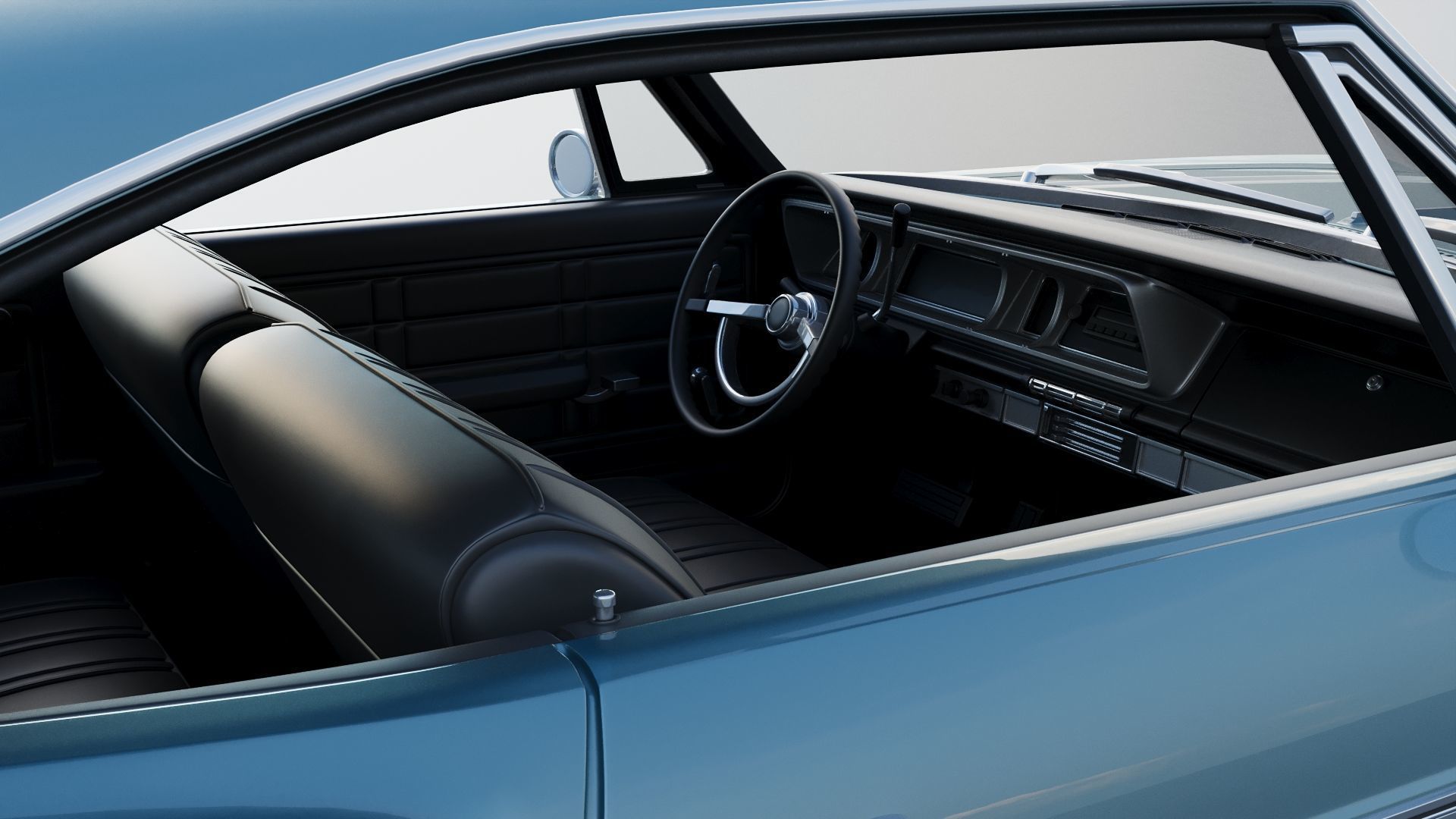 Chevrolet Impala 1966 3D print model_9