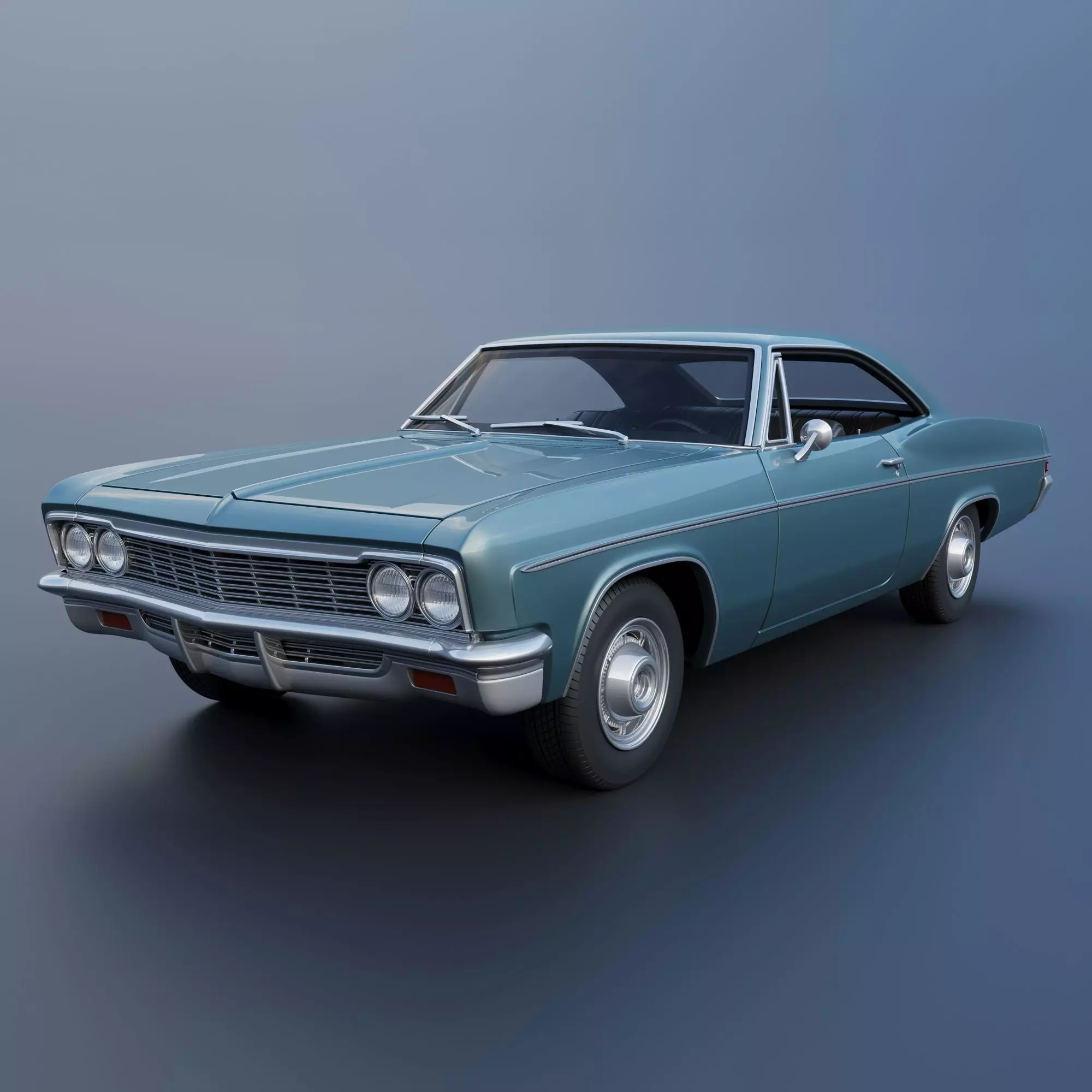 Chevrolet Impala 1966 3D print model_0