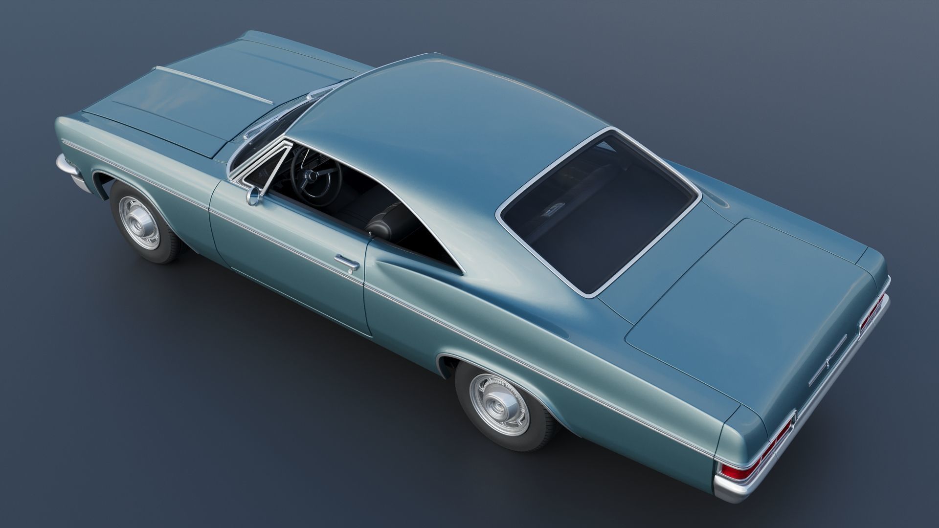 Chevrolet Impala 1966 3D print model_5