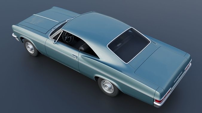 Chevrolet Impala 1966 3D print model 6