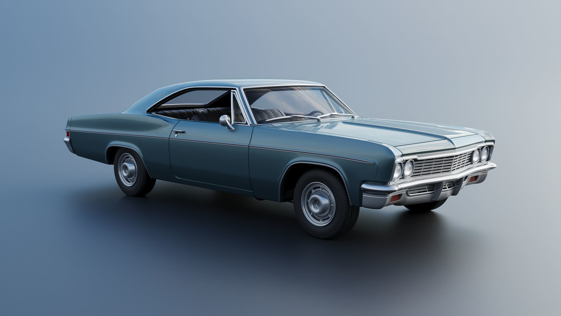 Chevrolet Impala 1966 3D print model_11