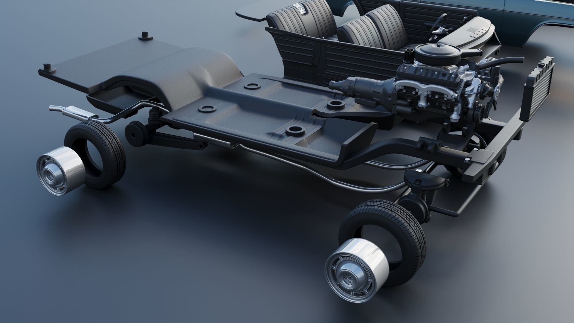 Chevrolet Impala 1966 3D print model_32