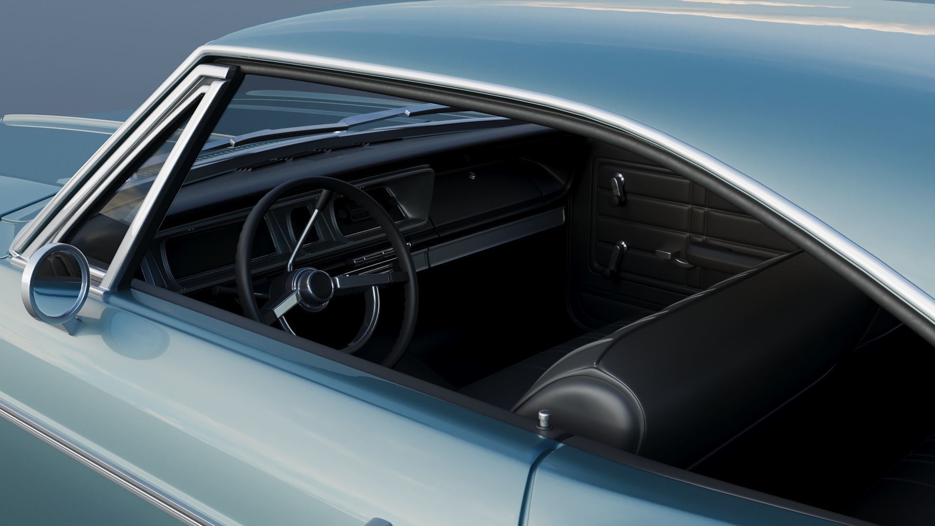 Chevrolet Impala 1966 3D print model_6