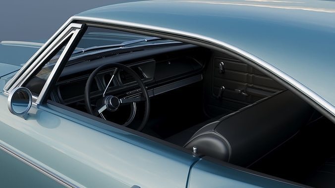 Chevrolet Impala 1966 3D print model 7