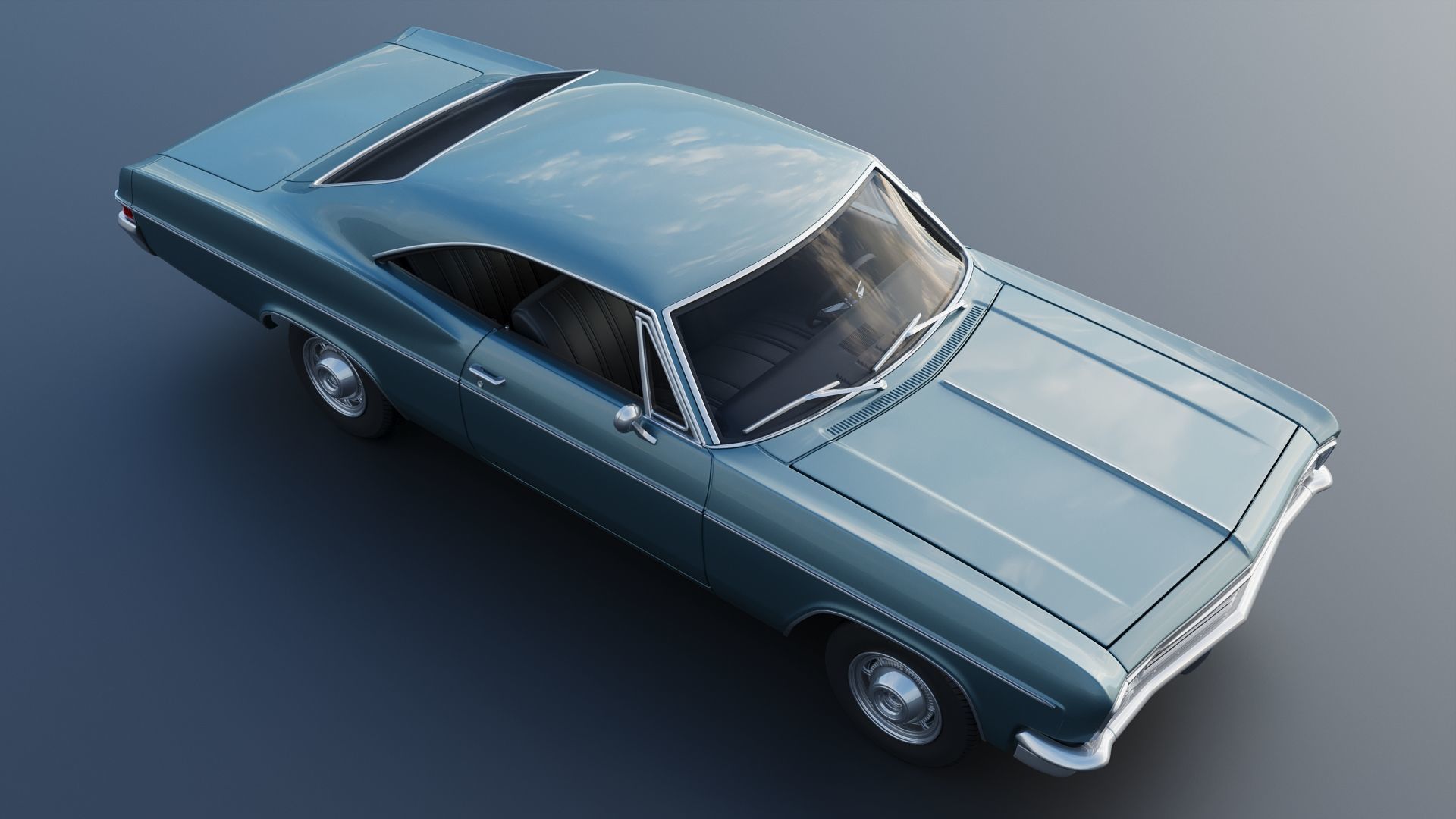 Chevrolet Impala 1966 3D print model_13