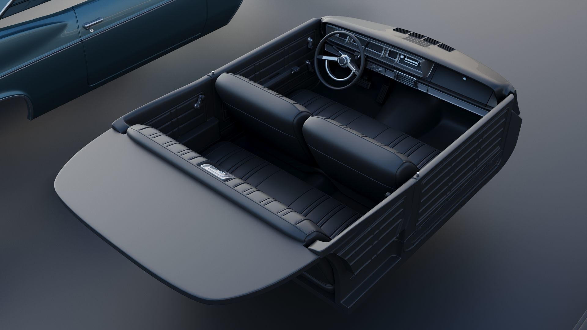 Chevrolet Impala 1966 3D print model_28