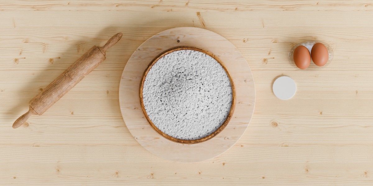 Cosmetic Dust Powder and Cooking Flour 3D Models Pack 3D model_3