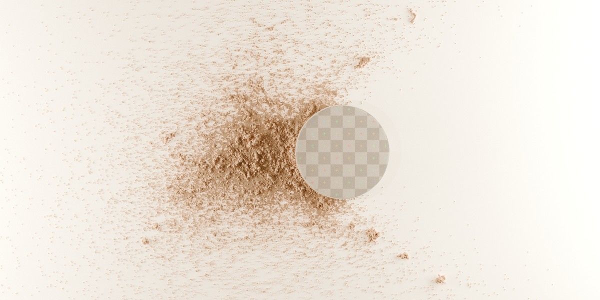 Cosmetic Dust Powder and Cooking Flour 3D Models Pack 3D model_16