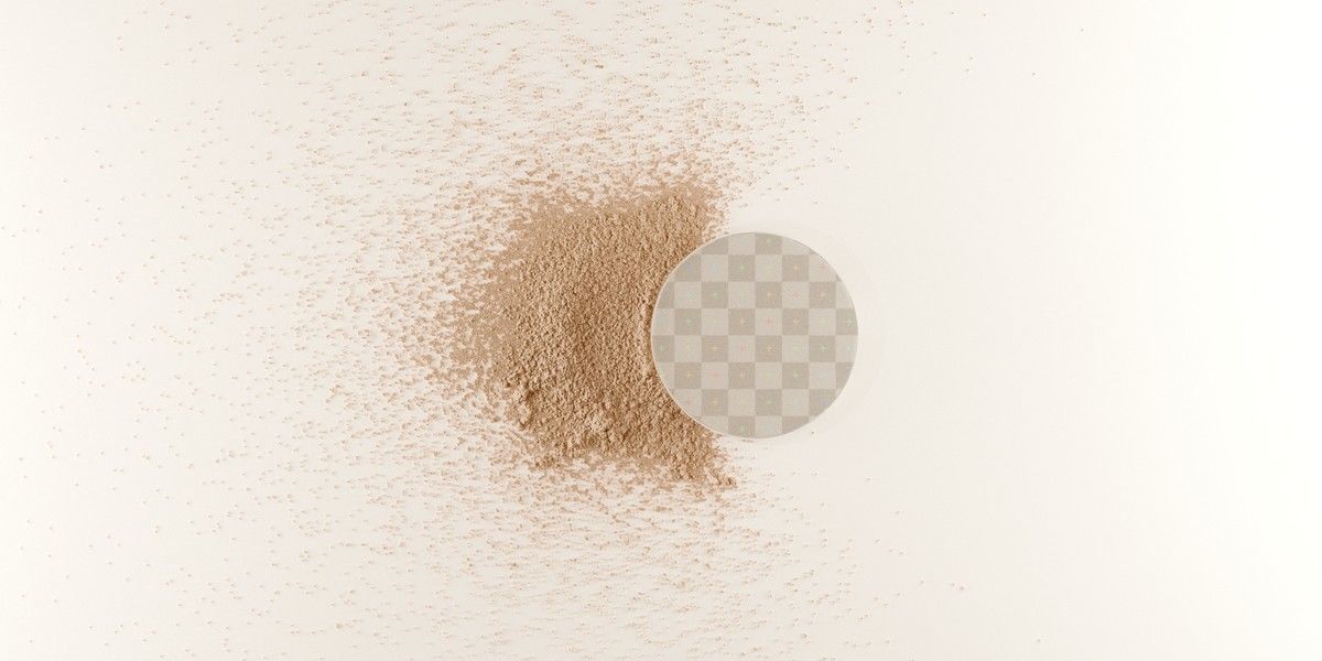 Cosmetic Dust Powder and Cooking Flour 3D Models Pack 3D model_12