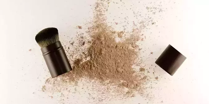 Cosmetic Makeup Dust Powder and Cooking Flour 3D Models Pack 3D model