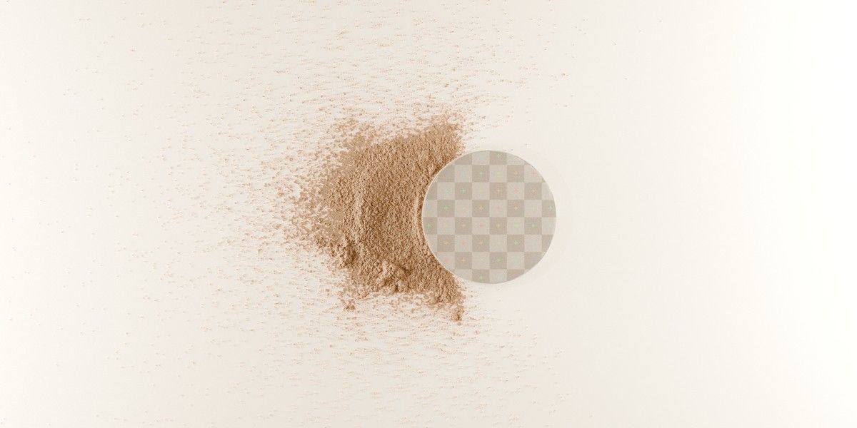 Cosmetic Dust Powder and Cooking Flour 3D Models Pack 3D model_13