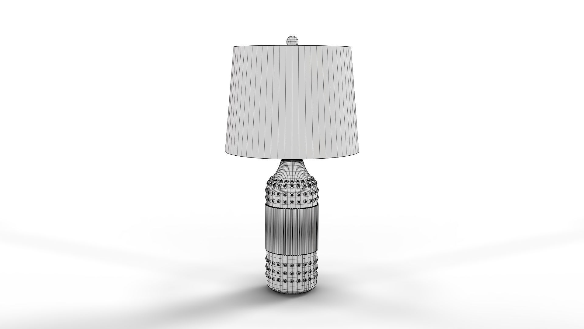 Surya Lutton Table Lamp 3D model_2