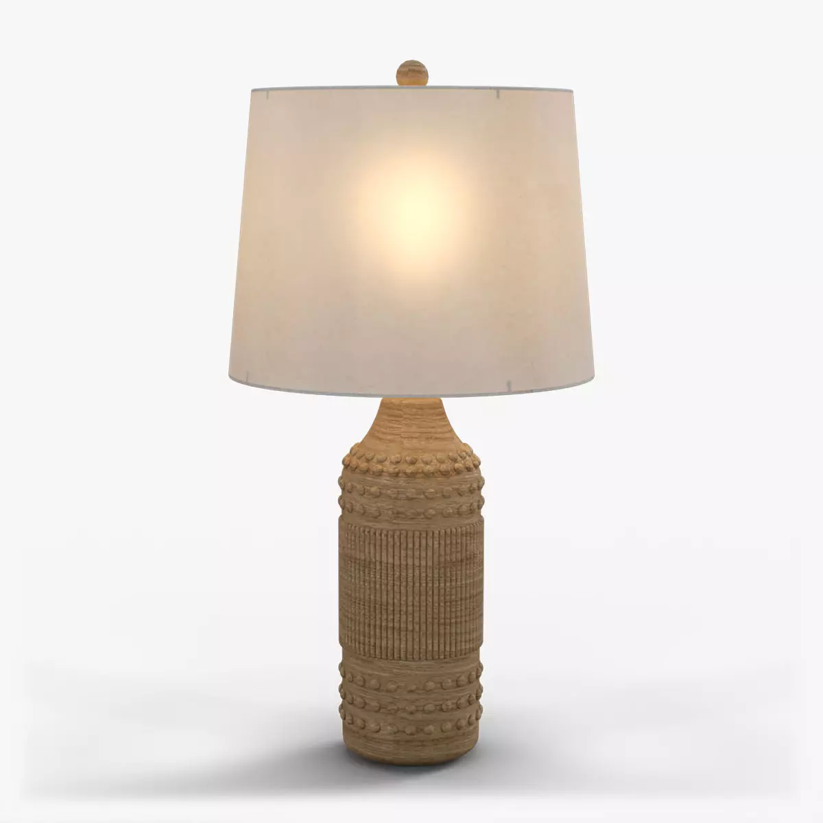 Surya Lutton Table Lamp 3D model_0