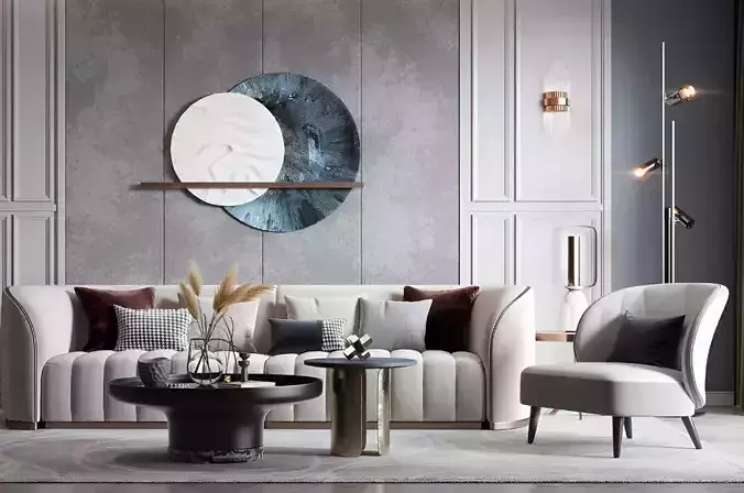 Sofa and coffee table combination