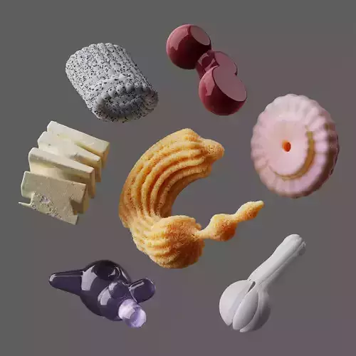 200 abstract art models