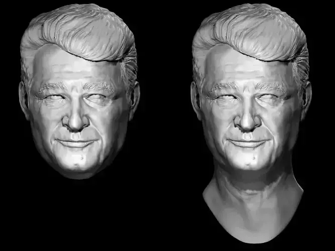 Mayor Vaughn from Jaws 3D heads for action figures 3D print model