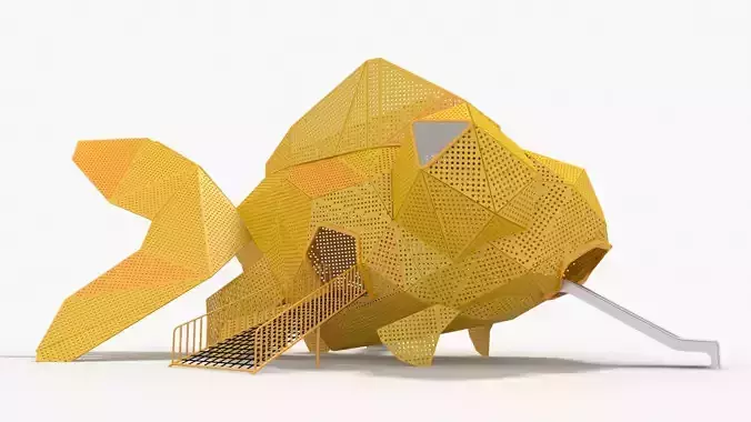 Goldfish themed amusement equipment