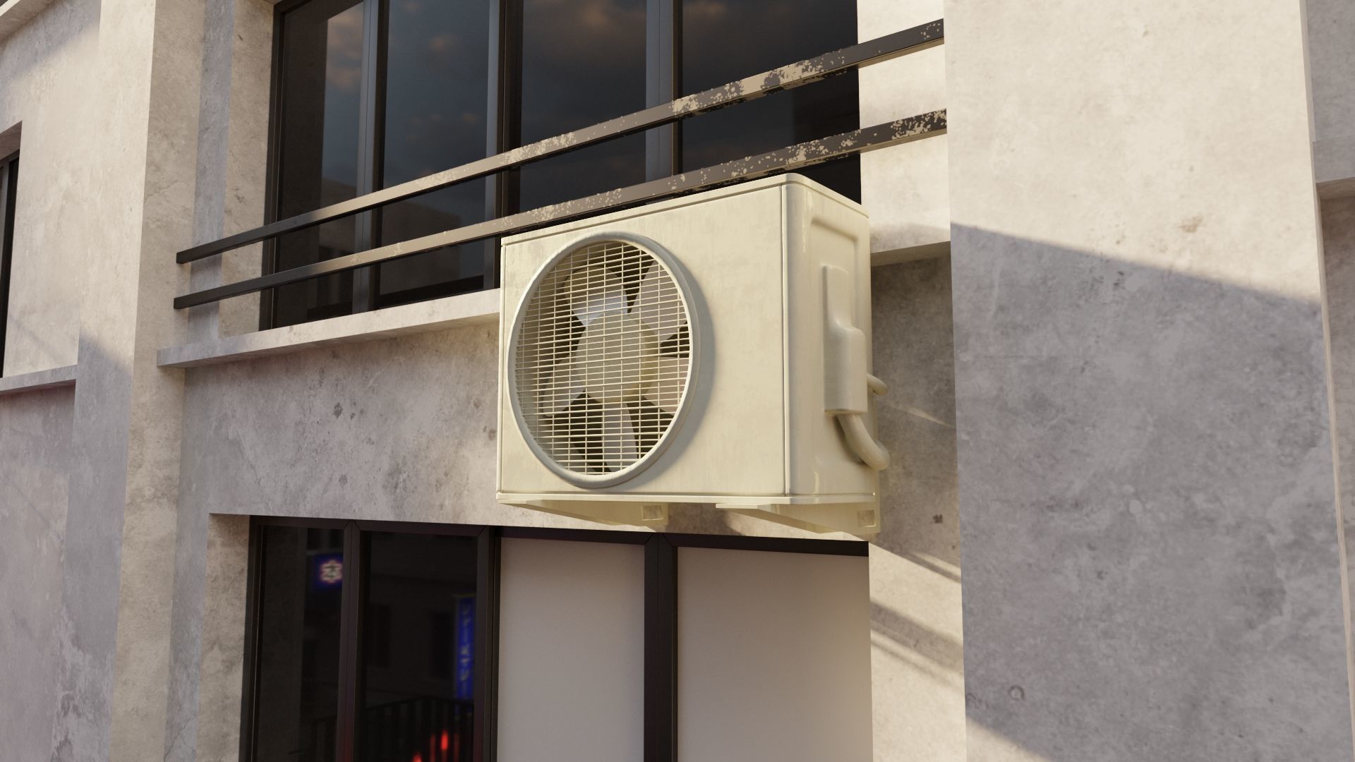 Japanese Street 3D model_10