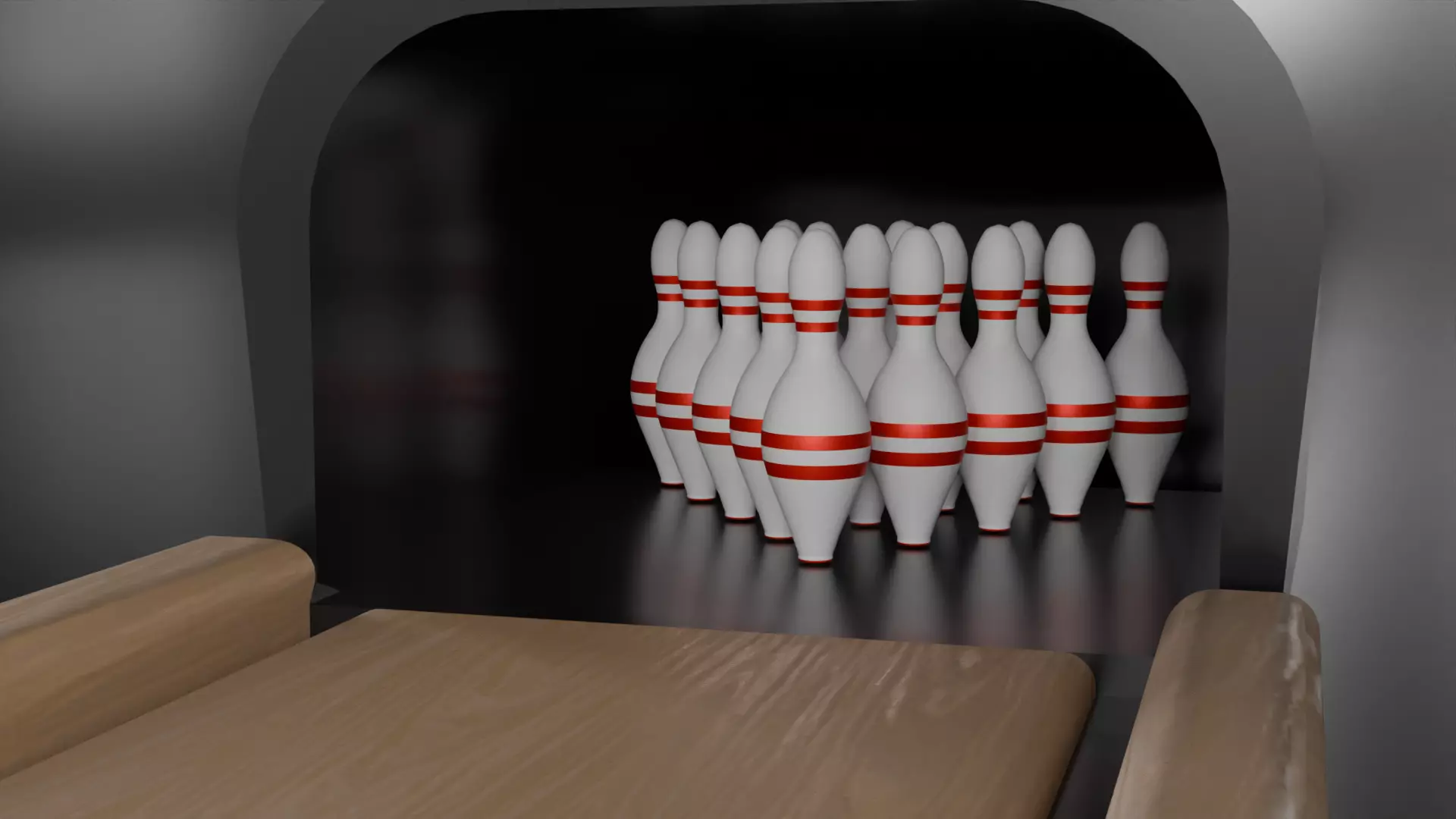 Bowling Free low-poly 3D model