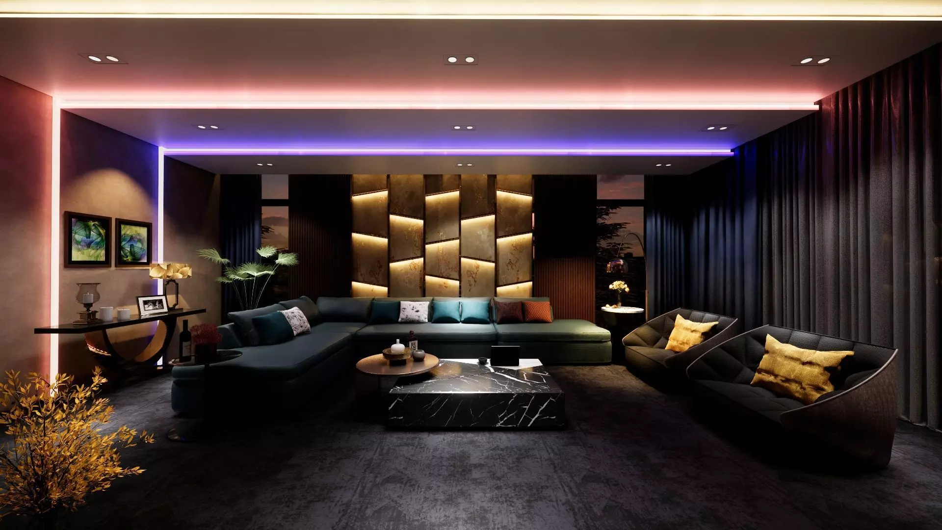 Entertainment room 3D model