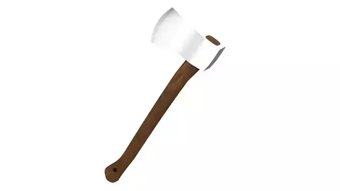 wooden Axe PBR 3D model