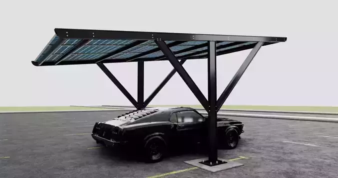 Y TYPE MODERN SOLAR CARPORT TYPE-6