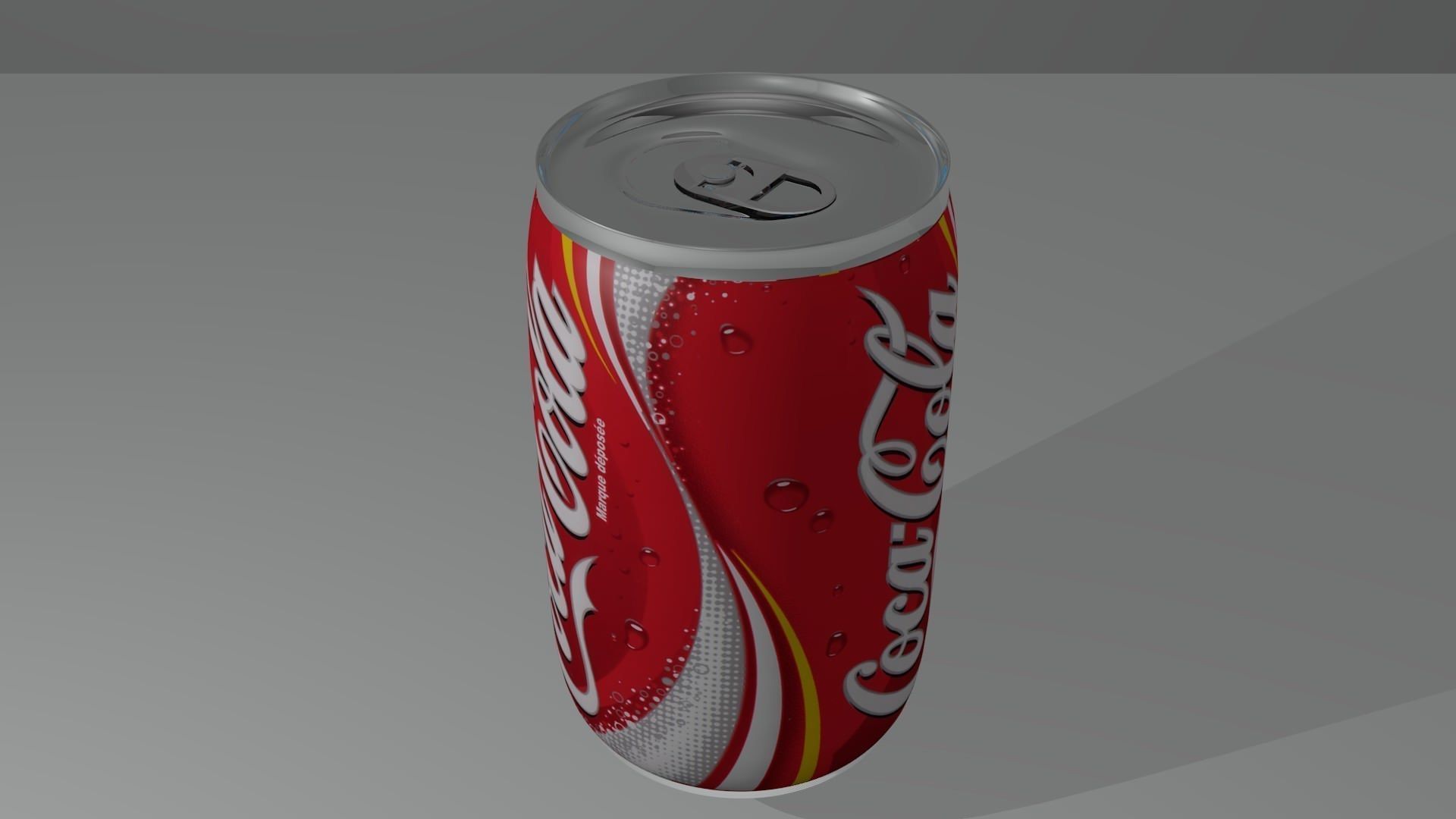 Cola can Free 3D model_4