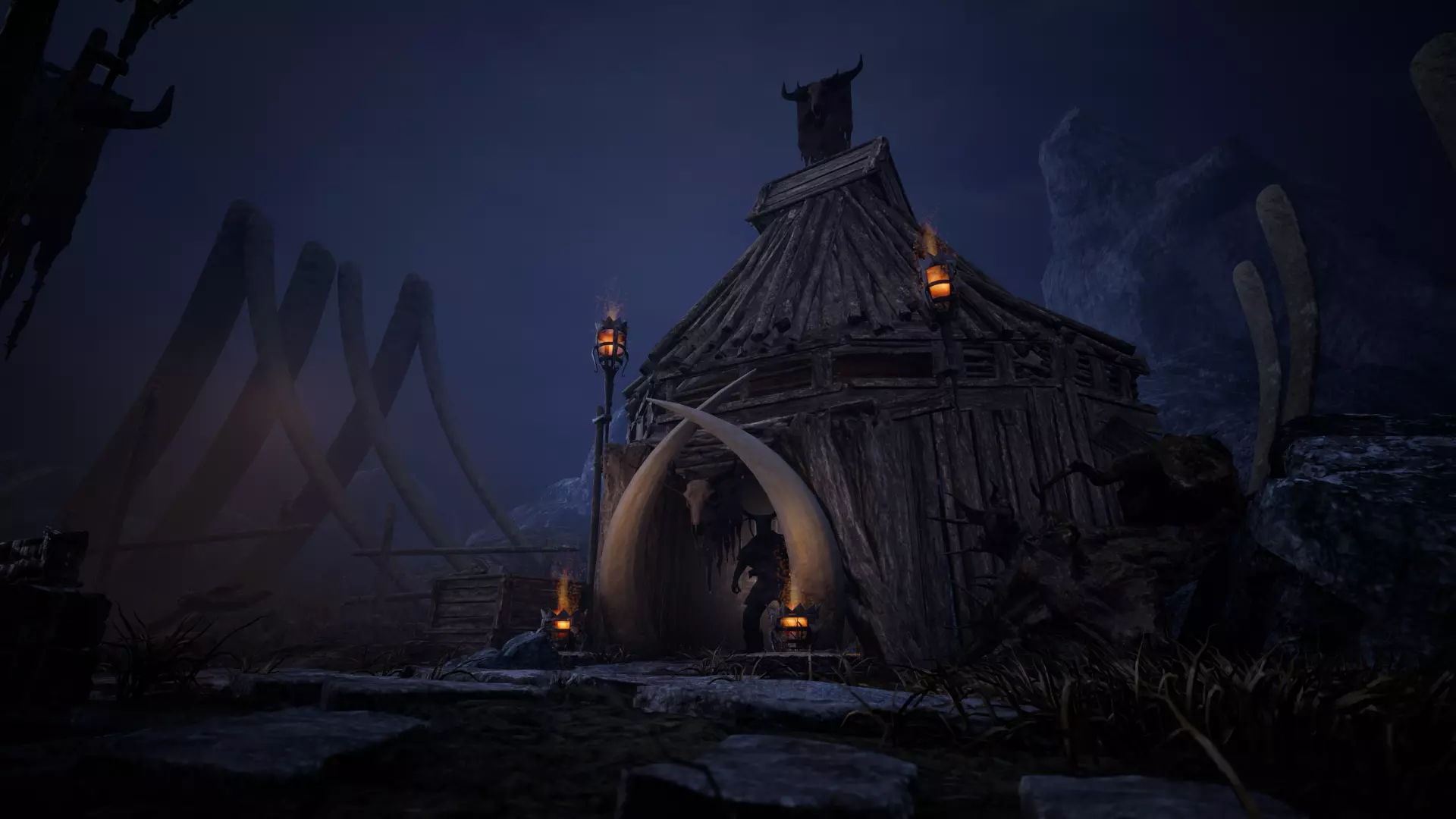 Fantasy Temple 3D Asset Pack 3D model_0