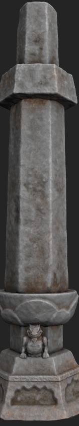 Fantasy Temple 3D Asset Pack 3D model_9