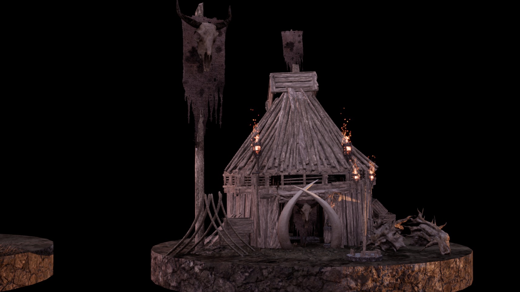 Fantasy Temple 3D Asset Pack 3D model_4