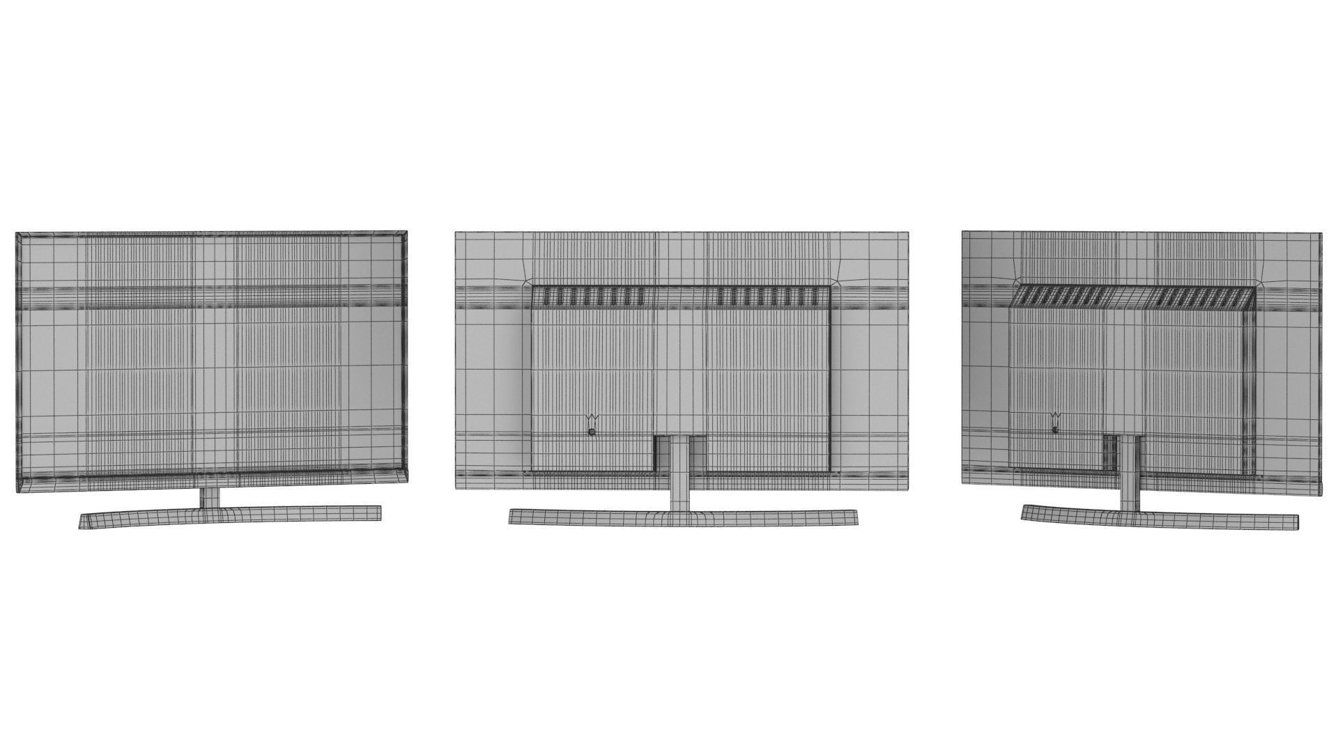 Smart TV 3D model_10